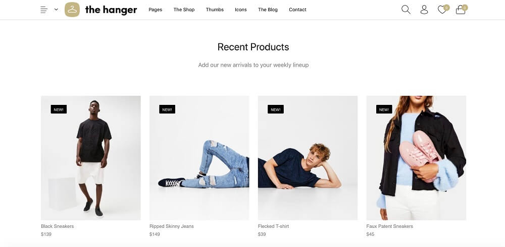 24 The Hanger Modern Classic WooCommerce Theme