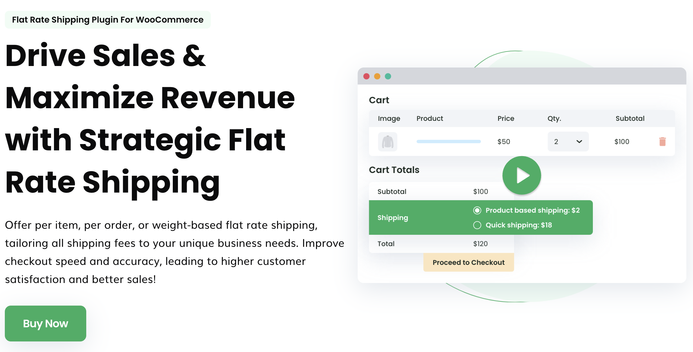 Flat Rate Shipping Plugin For WooCommerce