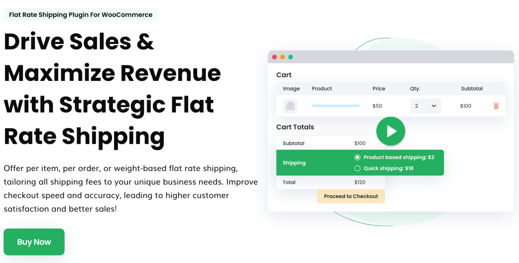 Flat Rate Shipping Plugin For WooCommerce