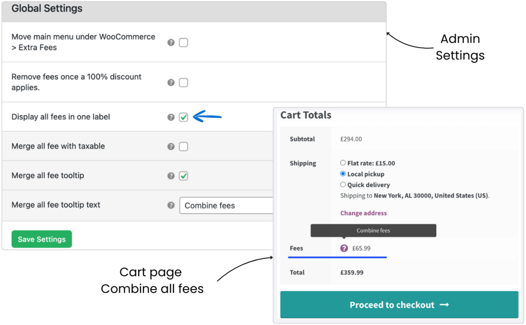 combine fees 1