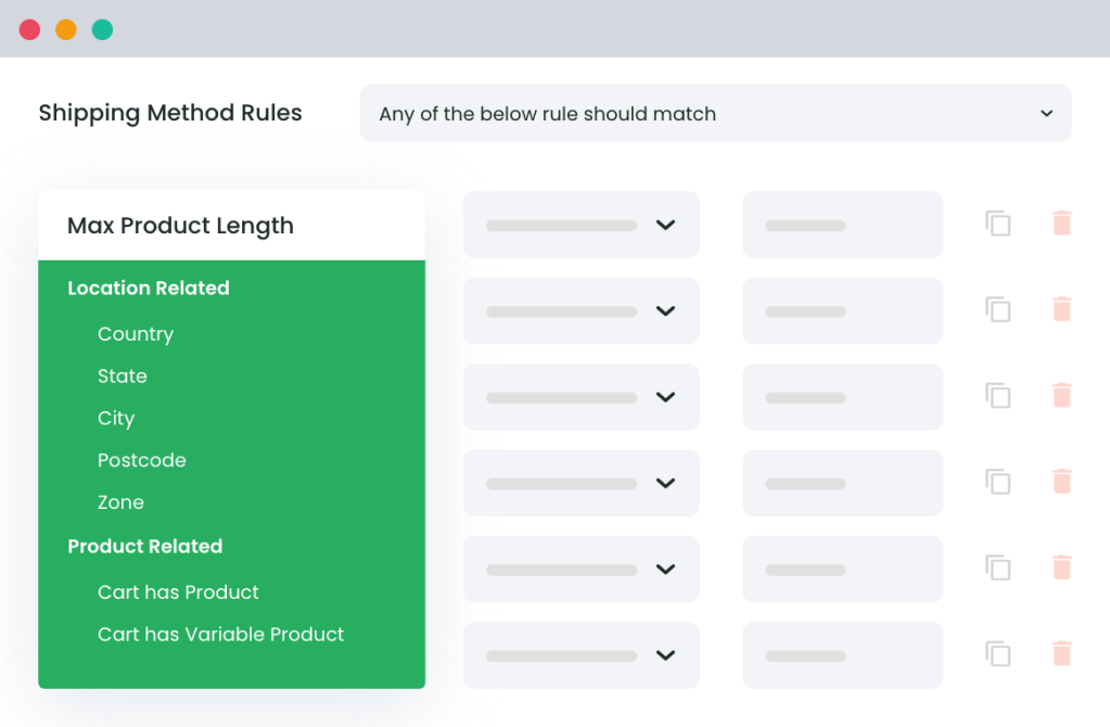 Advanced Flat rate shipping Feature 1