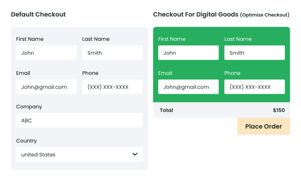 WooCommerce One Page Checkout