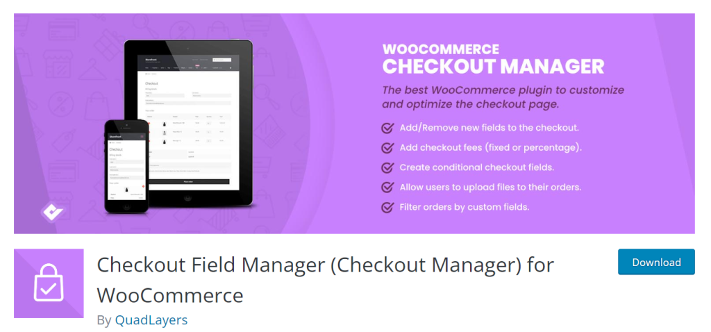 WooCommerce Checkout Manager