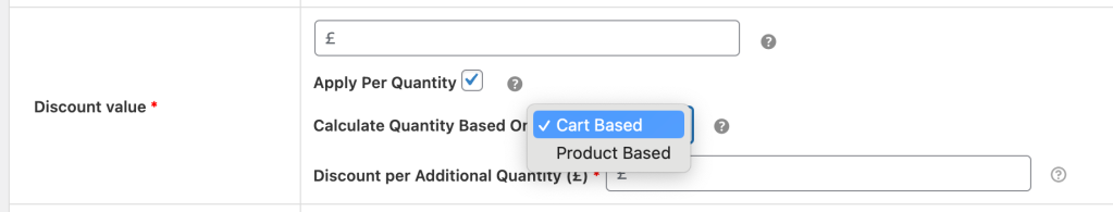 dotstore global per quantity discount settings