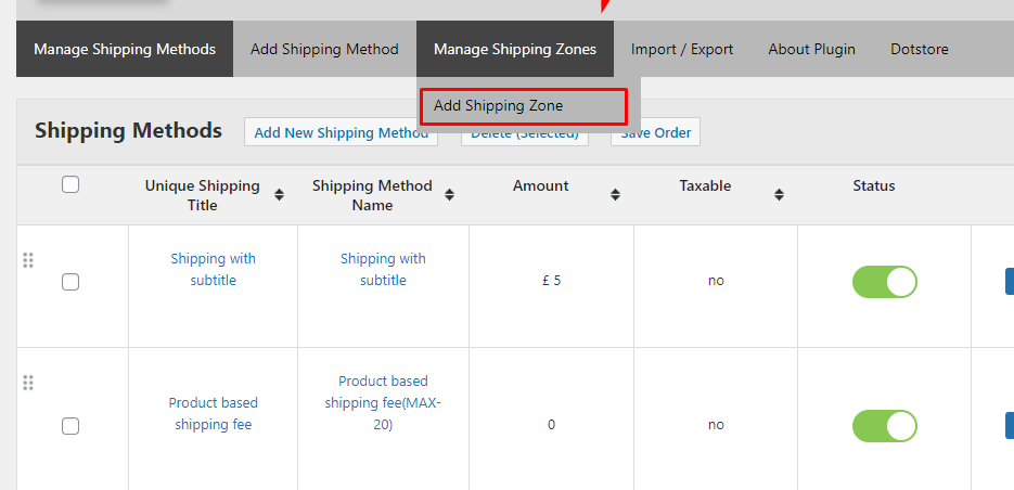 flat rate shipping settings 3 edited