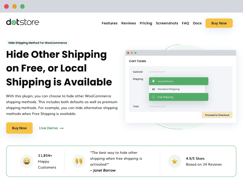 Sales Page Hide Shipping Plugin