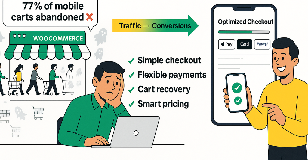 WooCommerce conversion metrics