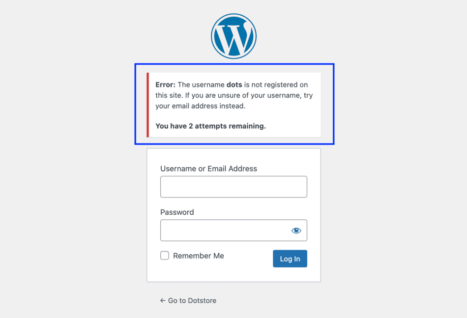 Login Attempt Limit Image