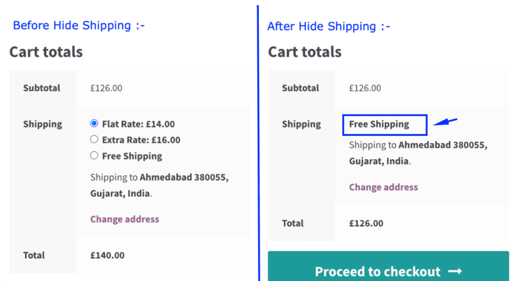 WooCommerce shipping - Hide Shipping Method For WooCommerce