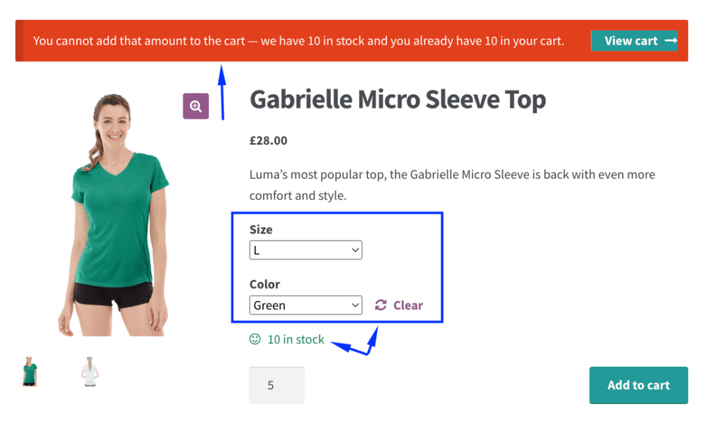 Testing Attribute Stock in WooCommerce