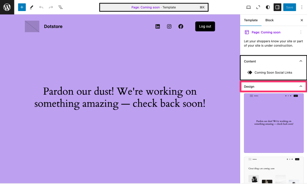 WooCommerce 9.8 Coming Soon Templates