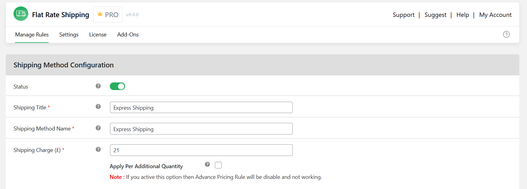 WooCommerce flat rate shipping - 1