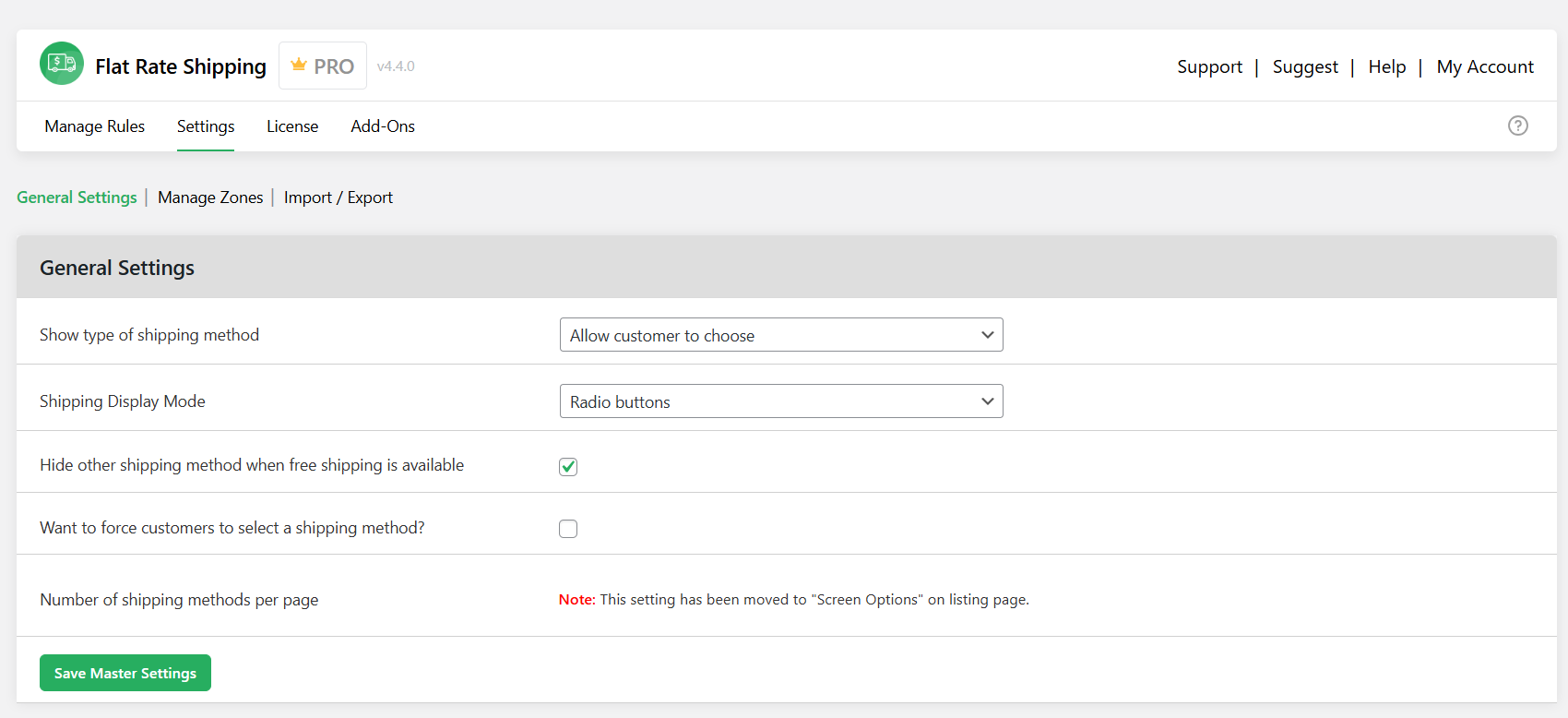 WooCommerce flat rate shipping - 8