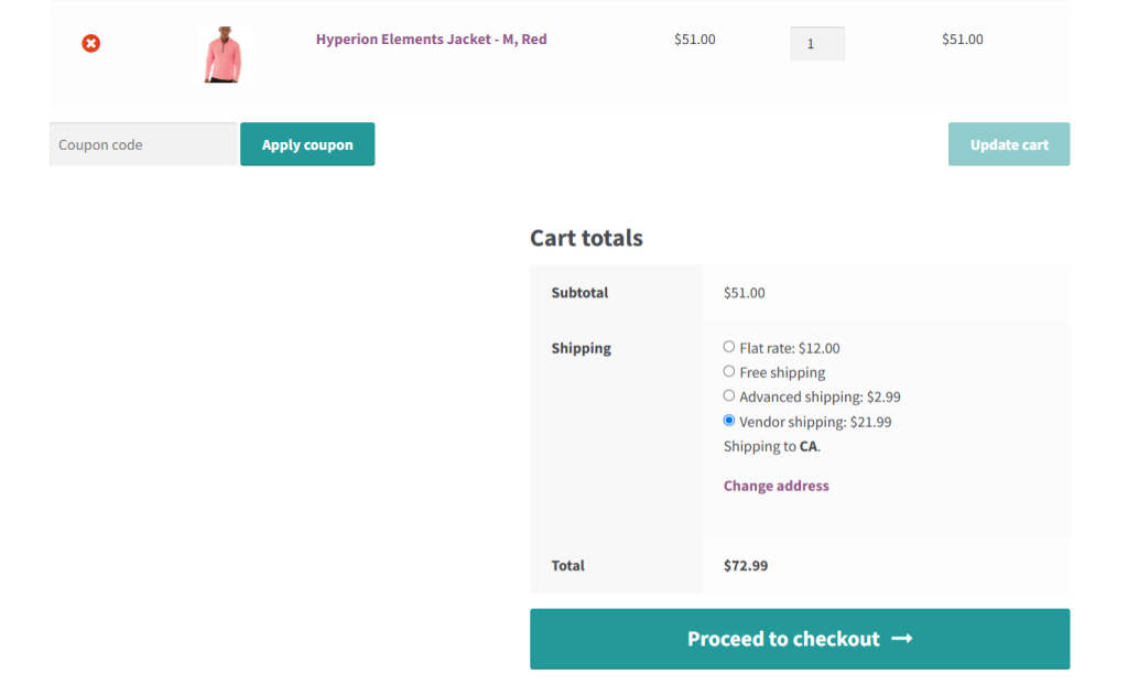 WooCommerce shipping methods - vendor shipping