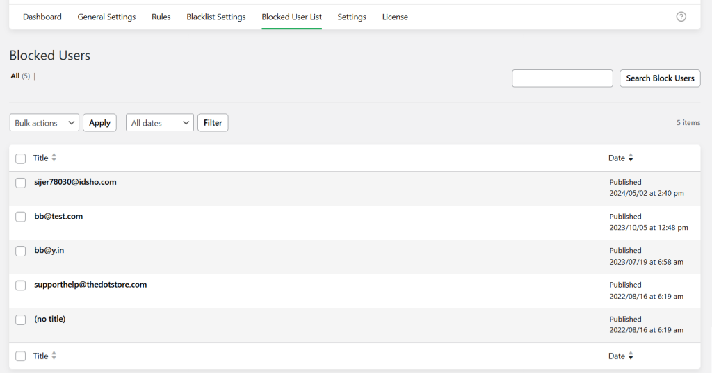 WooCommerce Fraud Prevention plugin - Blocked