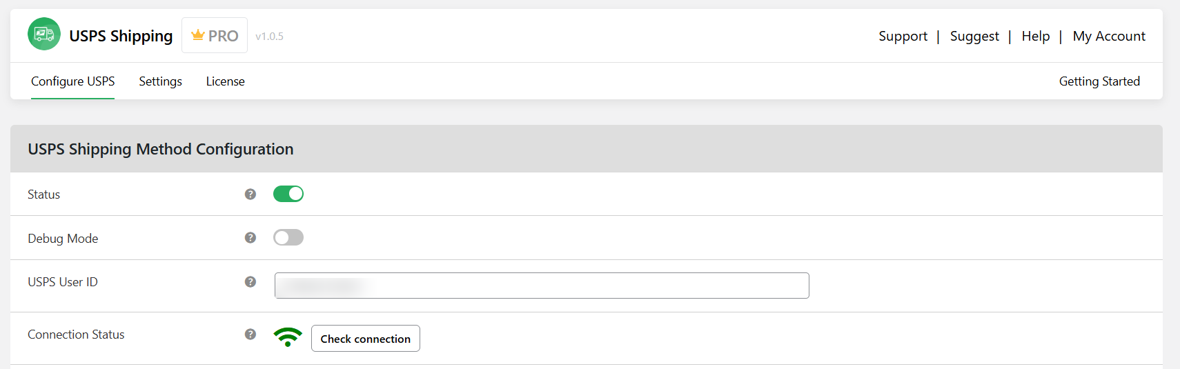 Advanced USPS plugin - setup 1