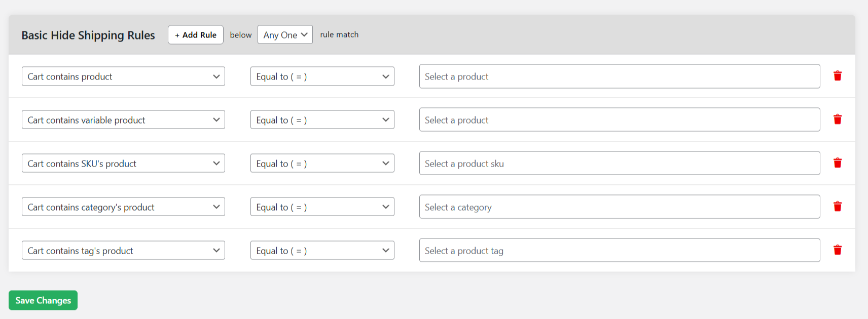 WooCommerce restrict shipping method per product - 4