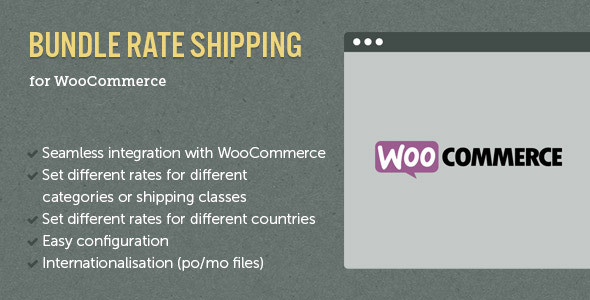 WooCommerce E-Commerce Bundle Rate Shipping