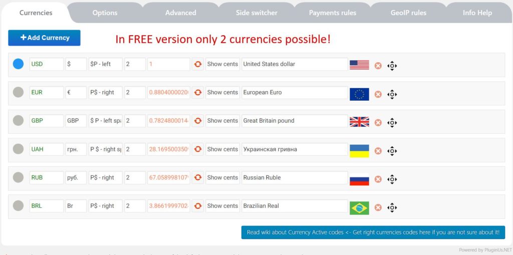 06 WooCommerce Currency Switcher