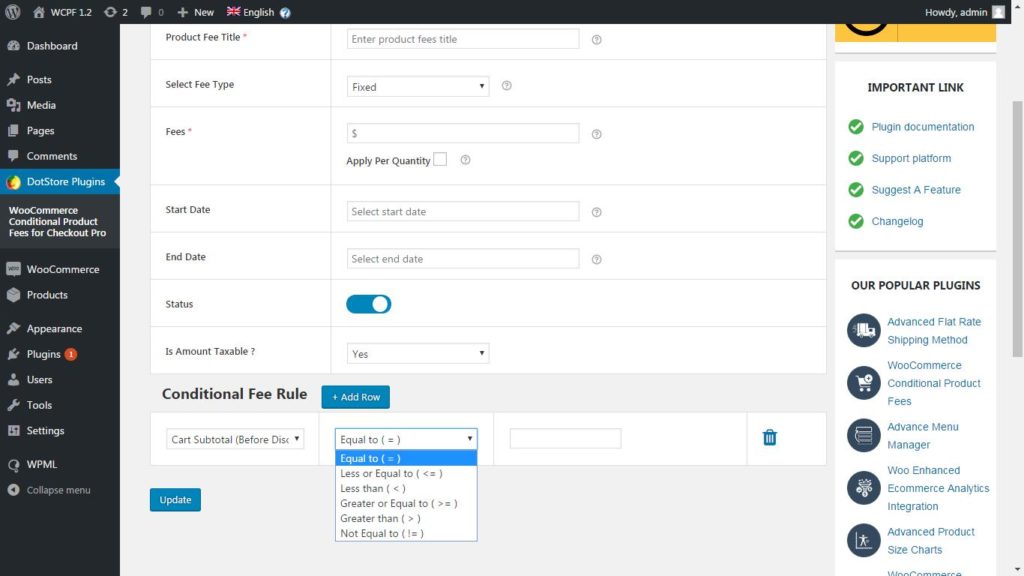 22 WooCommerce Conditional Product Fees For Checkout