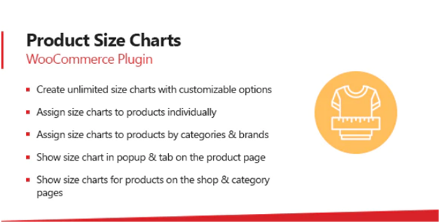 Plugin 7 - Product Size Chart - one of Top 15 WooCommerce size guide plugins